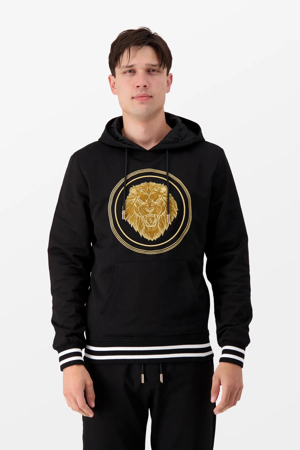 Born 4 Win luxury hoodie black and gold