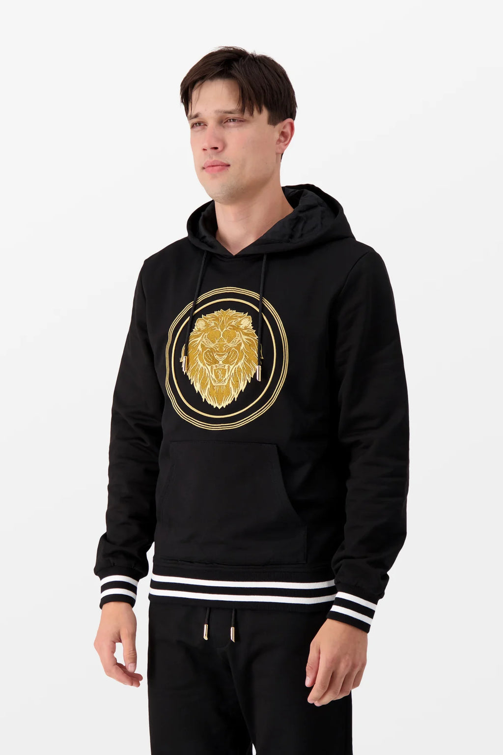 Born 4 Win luxury hoodie black and gold